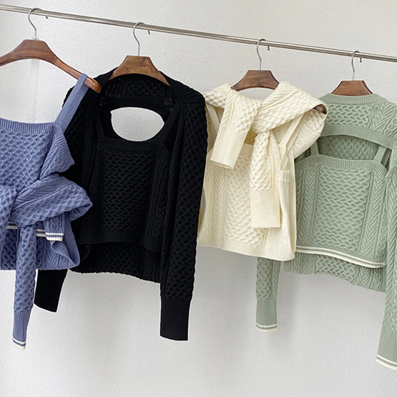 Gedivoen Autumn Fashion Runway Sweaters Women Long