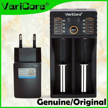 

VariCore V20i 18650 charger 1.2V 3.7V 3.2V 3.85V AA / AAA 18350 26650 10440 14500 16340 25500 NiMH lithium battery charger+5V 2A