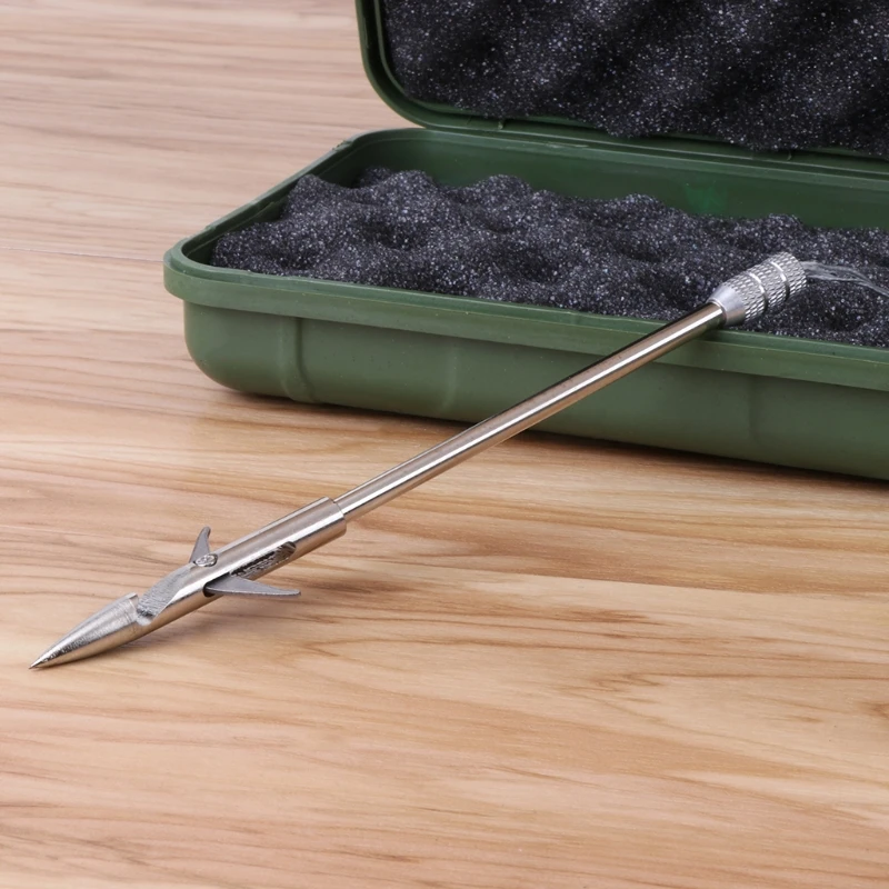 N0HA Fishing Broadhead Arrow Stainless Steel Catapult Slingshot Bow Hunting Fish Dart | Спорт и развлечения