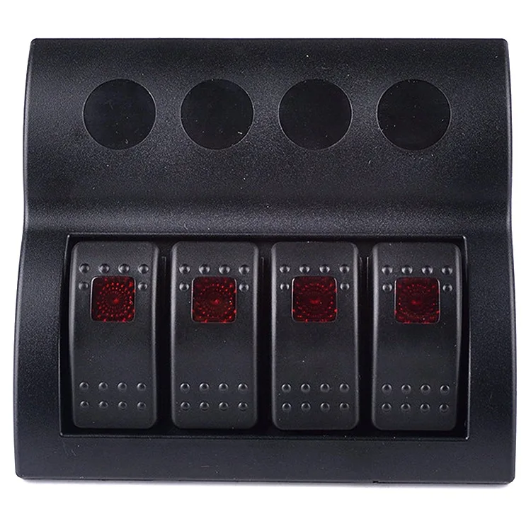 

Automobile Modified Switch 4-Group-Yacht Cockpit Control Panel Switch/for Boats Waterproof Switch Breadboard/