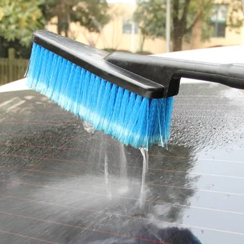 

Tire Clean Tool Car Brush Retractable Long Handle Car Wash Brush Water Foam Flow