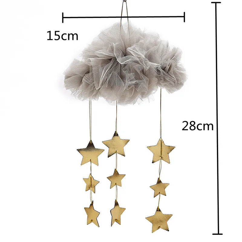  Ins Handmade Hot Nodic Cloud Newborn Baby In The Crib Infant Room Decor Photography Props Baby Bedr