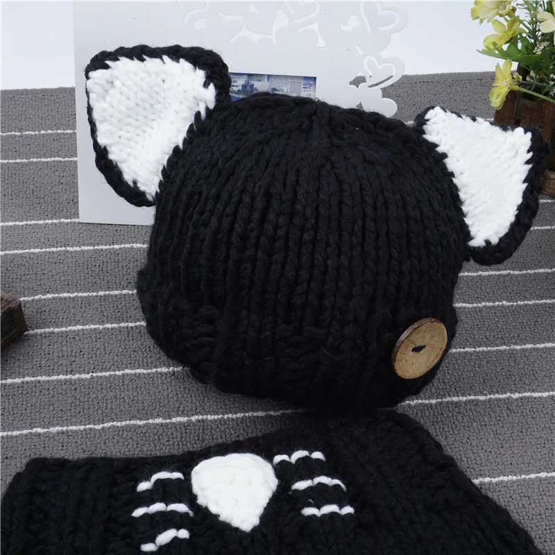 Bonnet à capuche avec écharpe et cache-oreilles pour bébé, bonnet chaud  pour enfants, chapeaux mignons pour garçon et fille, ensemble écharpe, 6  mini-golf, 4 ans, automne et hiver - AliExpress