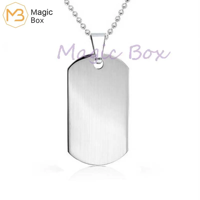 Ожерелье с подвеской в виде собаки из нержавеющей стали|tag pendant|pendant mensteel dog tag |