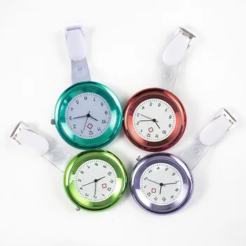 

Nurse Watch Brooch Silicone Clip Infection Control Design Nurse Doctor Paramedic Brooch Fob Watch IK88