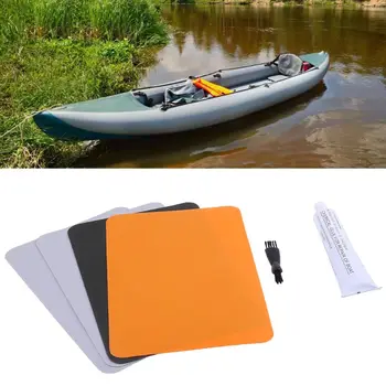 

Outdoor Inflatable Boat Kayaking Swimming Pool Adhesive Canoe PVC Puncture Repair Patch Glue Kit Outdoors Random Color