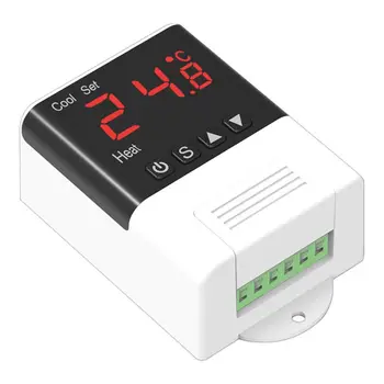

DTC-1200 Digital Temperature Controller AC 110-230V LED Display Thermostat Thermometer Cool/Heat Mode Home Greenhouse Aquarium