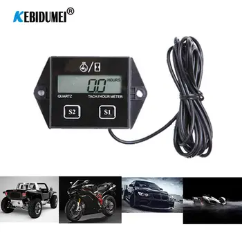 

Sikeo Digital Engine Tach Hour Meter Waterproof Tachometer Gauge Engine Rpm Lcd Display for Moto Marine Chainsaw Pit Bike Boat