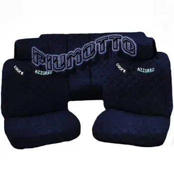 

COPRISEDILI AUTO FODERA UNIVERSALE COTONE TRAPUNTATO CUORE NERO AZZURRO