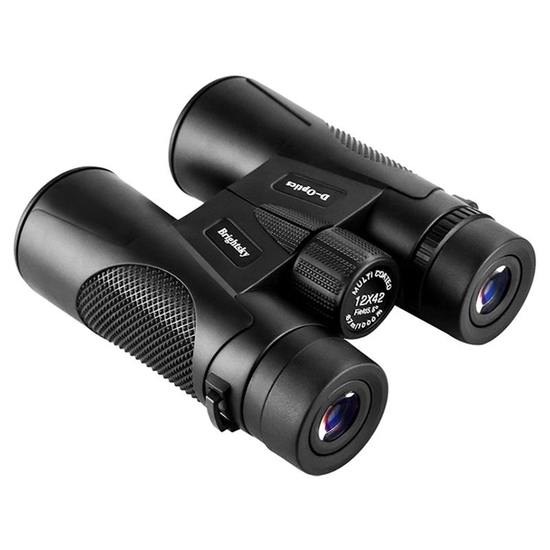 12x42 бинокль высокого Мощность HD телескоп BK4 Prism оптические линзы на открытом