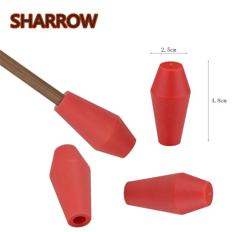 

6/12pcs Archery Safety Arrows Arrowhead Blunt Arrow Tips Nylon Broadhead Fit 8mm Arrow Shaft For Shooting Practice Accessories