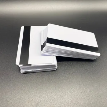 

10000 pcs Blank White PVC 2750 OE Hico 3 magnetic stripe Plastic Card can printable for card printer Free shipping