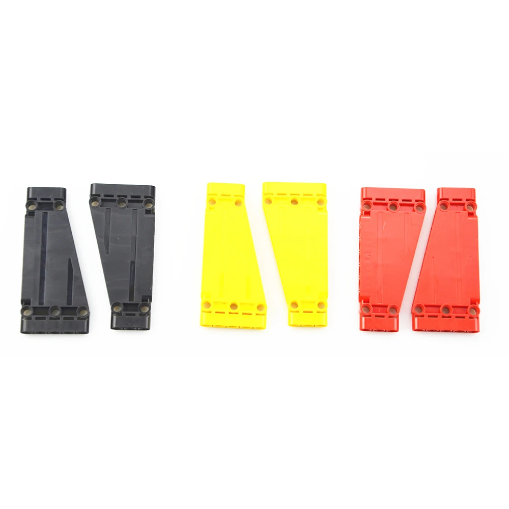 셀프 잠금 브릭 MOC 빌딩 블록 기술 부품 12개 각도가 있는 패널 5X11X3 레고 18945와 호환 가능 소년용 장난감