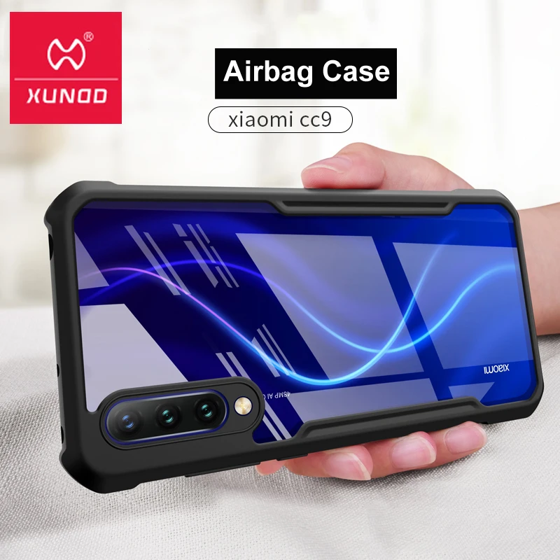 Чехол Xundd для Xiaomi Mi 9 Lite роскошные противоударные подушки безопасности прозрачный