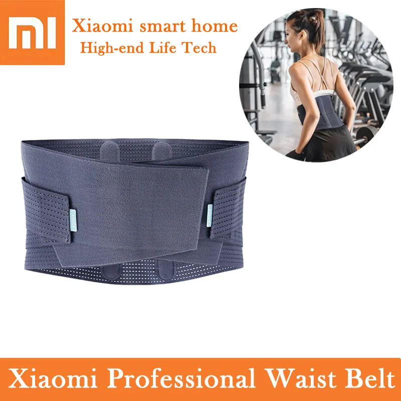 

Xiaomi Protector Waist Belt Sports Gym Lumbar Protection Belt High Elastic Adjustable Posture Corrector Training Weightlifting
