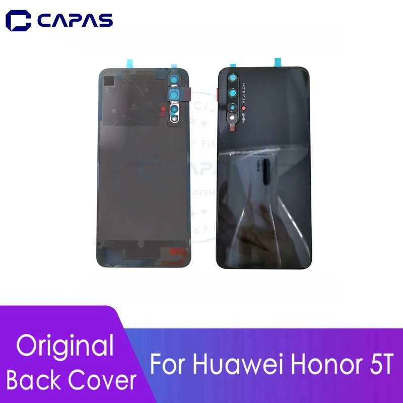 Оригинальная задняя крышка батарейного отсека для Huawei nova 5T + стеклянный объектив