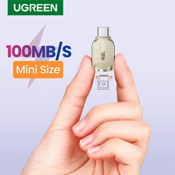 UGREEN – lecteur de carte mémoire Micro SD Type C 3.0 OTG, adaptateur pour Samsung Huawei MacBook 
