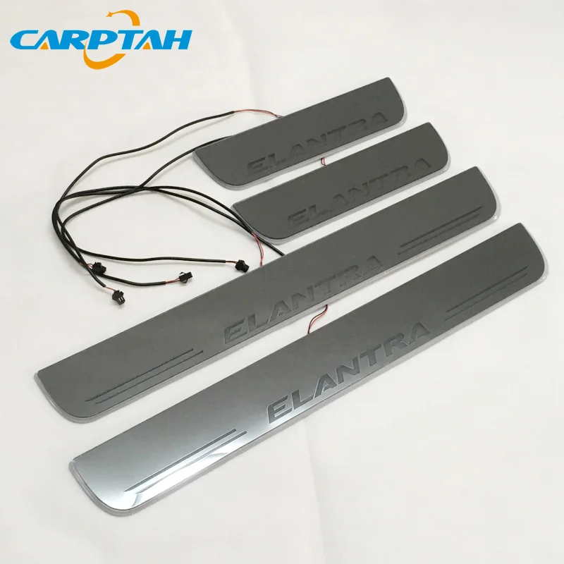 Carptah Trim Pedal светодиодный автомобильный светильник Накладка для порога тропа