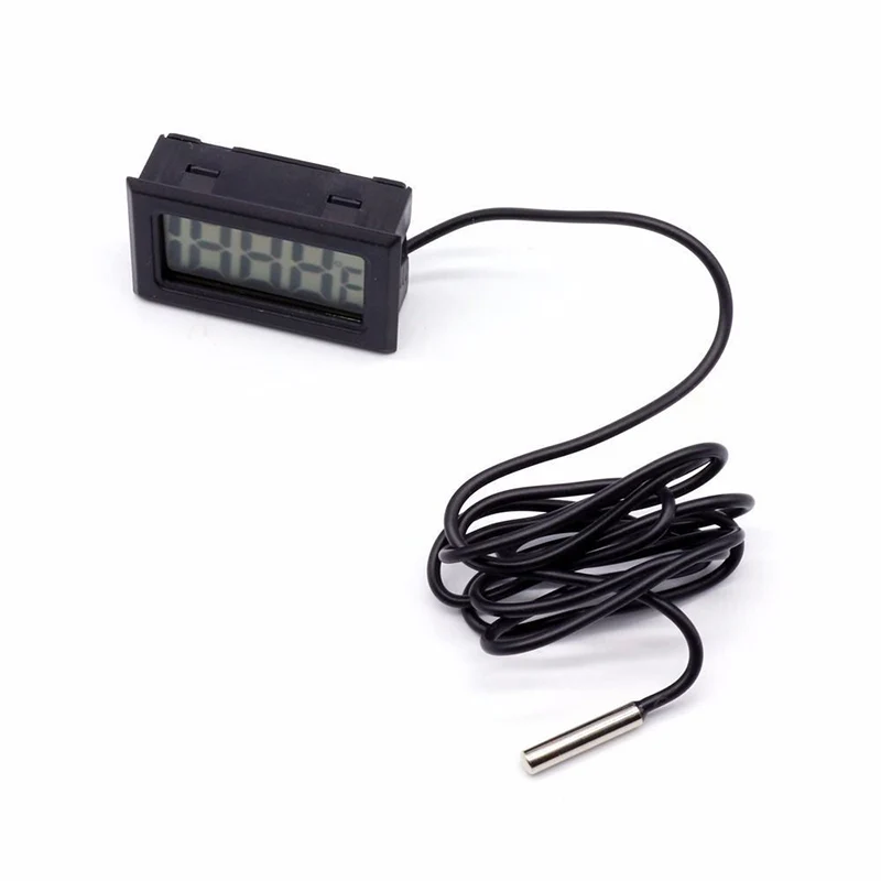 LCD Digital Probe Refrigerator Freezer Thermometer Aquarium Car Sensor -50~110&deg;C