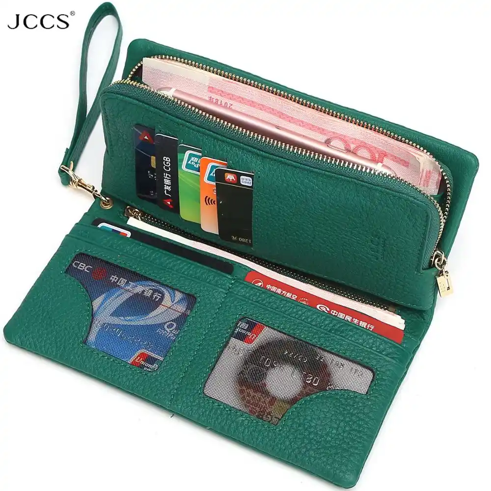 Jccsデザイン財布ファッションの女性の日のクラッチ革ハンドバッグコイン財布クラッチ手首バッグiphoneケースjs35 マネークリップ Aliexpress