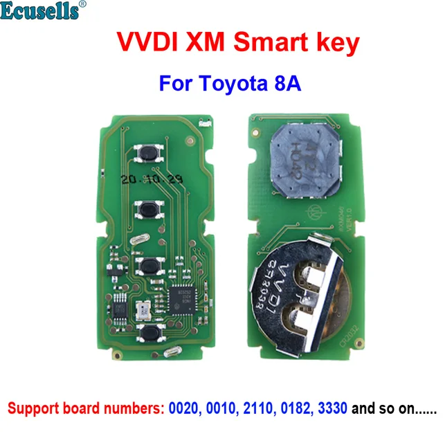 VVDI XM Smart Key Universal Remote Key for Toyota 8A Support Renew and Rewrite for KEY TOOL Plus Max VVDI2 VVDI Mini