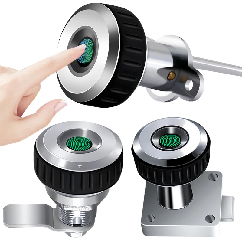 Buy Now Cabinet Lock Smart Fingerprint Lock Drawer Lock 20 Fingerprints Electronic Lock Wireless Door Lock Built-in Metal Smart Lock