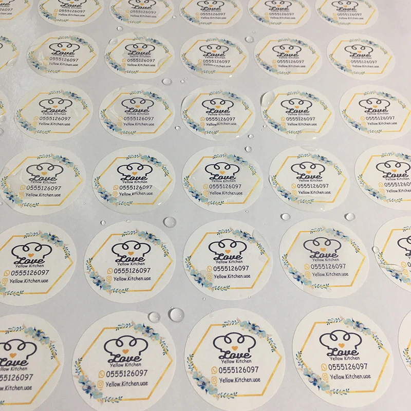 25cm/100pcs/주문을 받아서 만들어진 결혼식 스티커, 호의 상표, 당신의 로고, 그림, 원본, 개인화 된, 주문 스티커를 추가하십시오