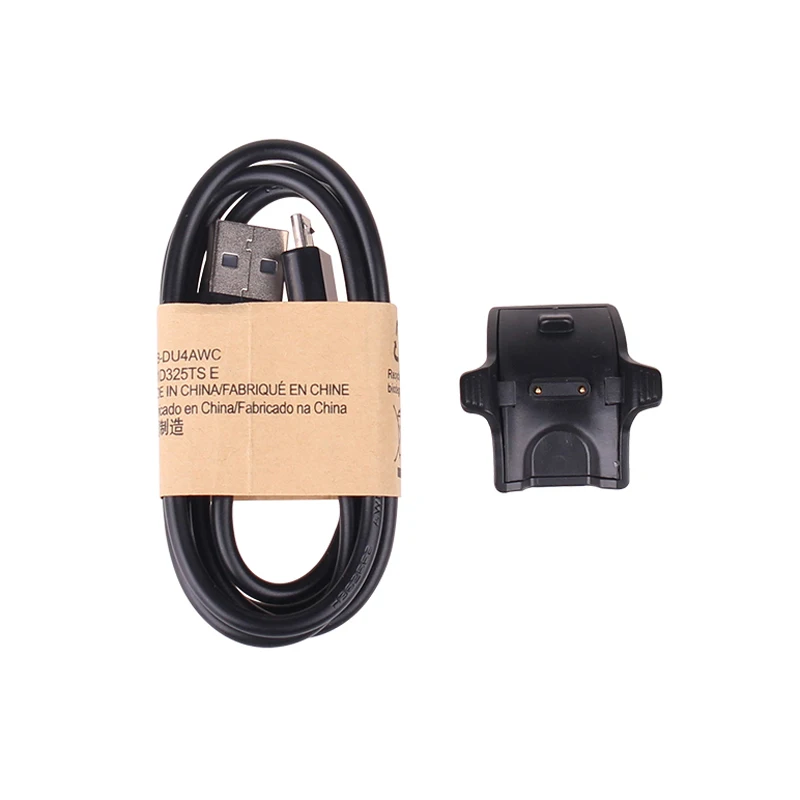 Новое универсальное зарядное устройство для смарт-часов для huawei Honor Band 3 4 зарядное устройство USB док-станция с кабелем для зарядки зарядное устройство для гормонального диапазона 3 4 - Цвет: Черный
