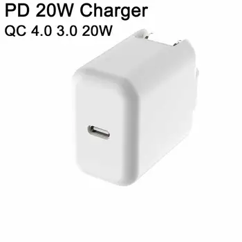 

New Quick Charge 4.0 3.0 QC PD Charger 18W 20W QC4.0 QC3.0 USB Type C Fast Charger for iPhone 12 X Xs 8 Xiaomi Phone PD Charger
