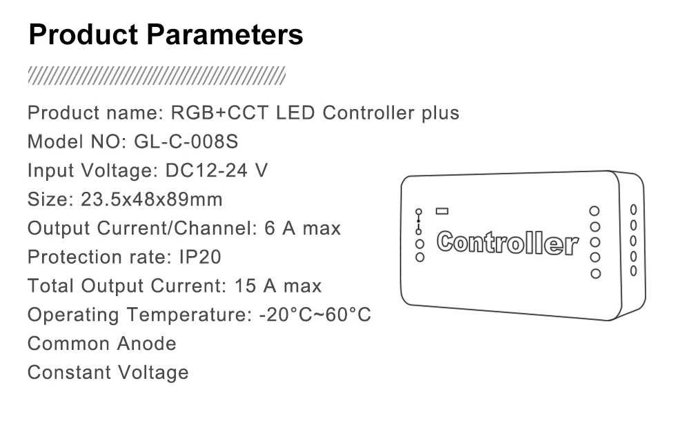 Zigbee smart RGB+ CCT светодиодный пульт управления плюс работает с Echo plus zigbee 3,0 шлюз или дистанционное управление APP phone control