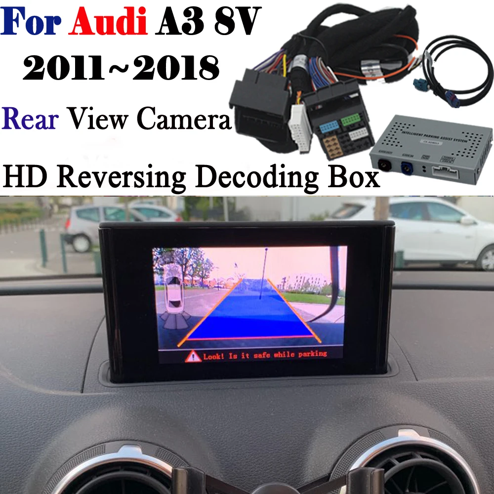Для Audi A3 8 V 2011 ~ 2018 Интерфейс адаптер подключения оригинальный Экран монитор команда видео Интерфейс коробка