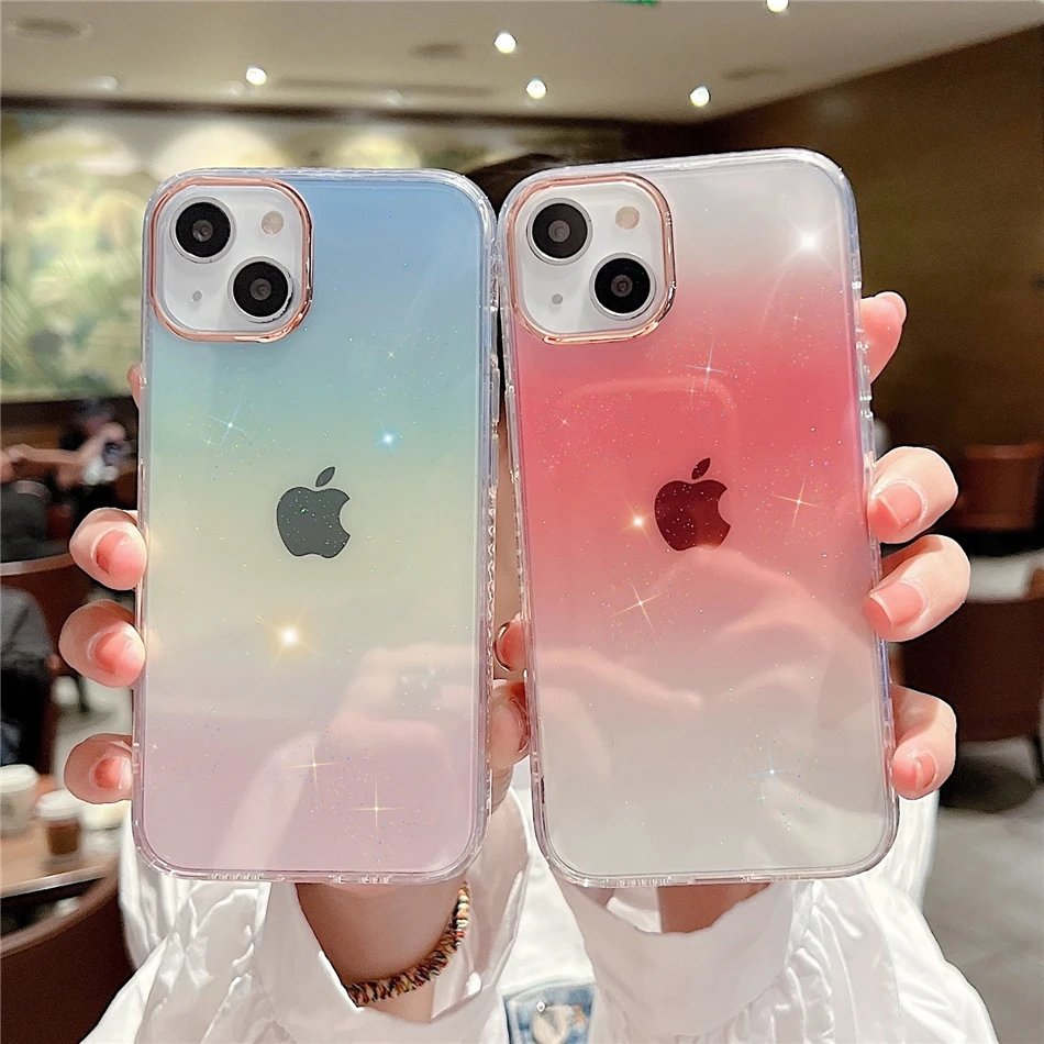 Latest Pink Purple Transparent Letter Phone Cover For IPhone  11/11pro/11promax/8P/X/Xs/XR/Xsmax Brand…