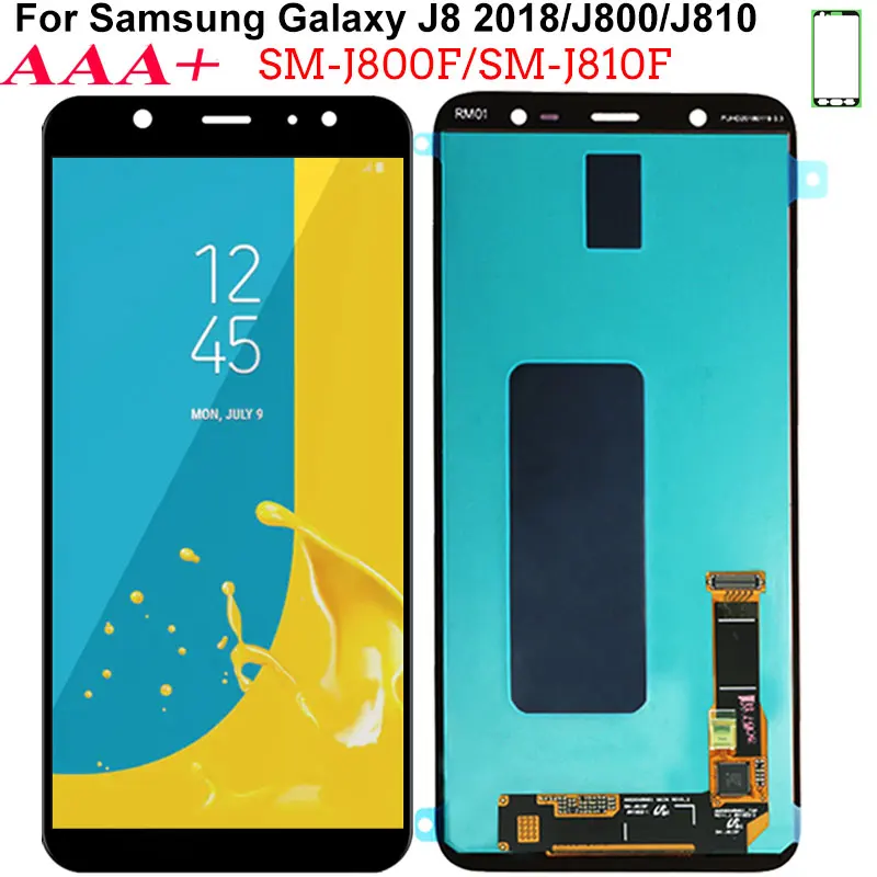 Цифровой преобразователь Super AMOLED для samsung Galaxy J8 2018 J800 J800F J810 J810F J810Y J810FN ЖК-дисплей