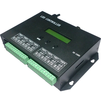 

Programmable Controller RGBW Strip Led Controller RGB Pixel Controller PC Artnet DMX Controller DMX512 Controlador EU Plug