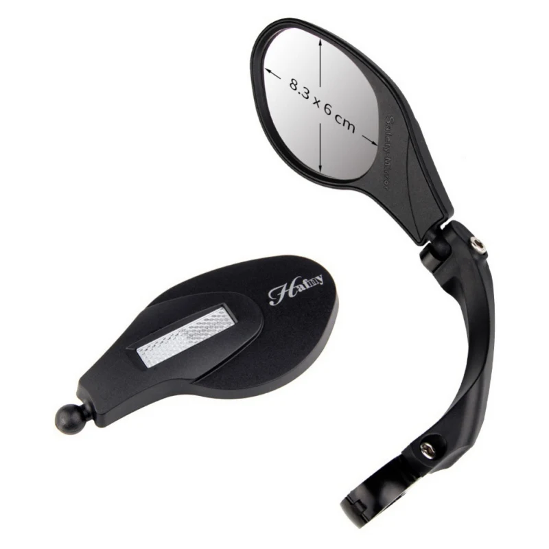 

Bicycle Stainless Steel Lens Mirror Foldable MTB Handlebar Side Safety Rear View Mirror Road Bike Cycling Flexible Rearview