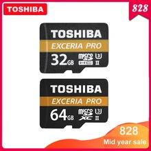 Оригинальная карта памяти TOSHIBA Micro SD M501 EXCERIA PRO U3 32 Гб SDHC 64 Гб SDXC UHS-II класс 10 U3 4KHD скорость до 270 МБ/с./с tf карта