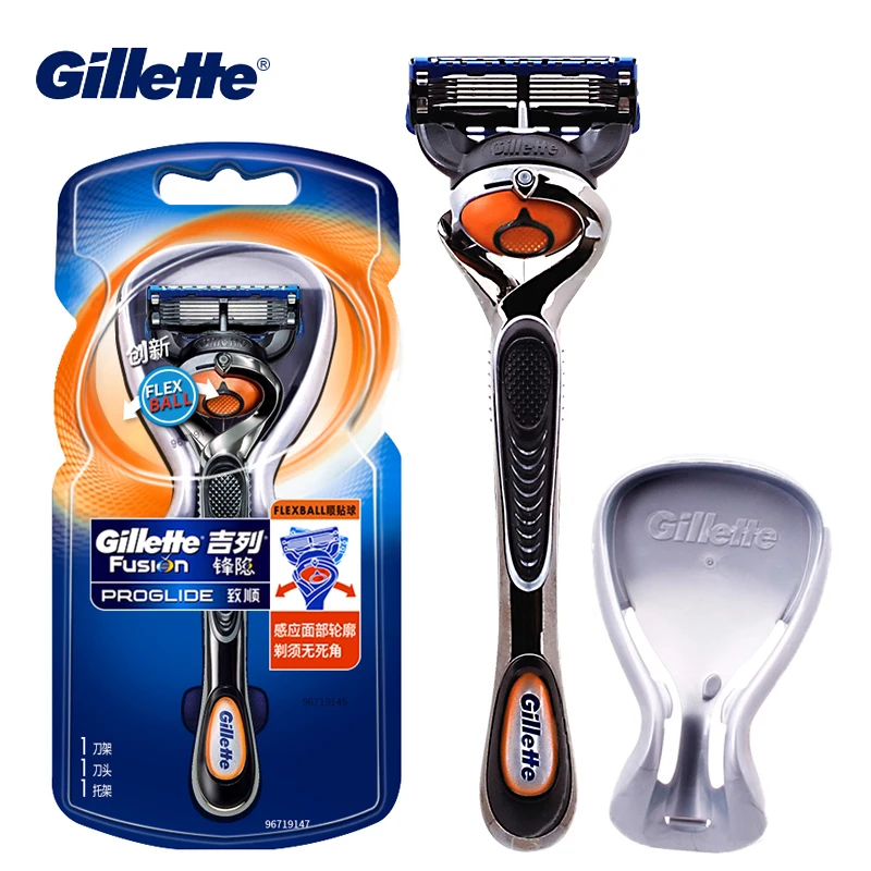 Ручная бритва Gillette Fusion парикмахерские лезвия для бритья бороды Вращающаяся с
