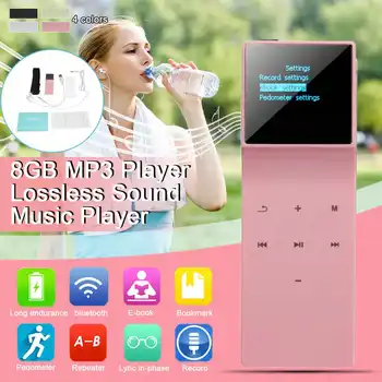 

CLAITE bluetooth MP3 Music Player Lossless Sound Portable Recorder Clip Color Screen Lossless HiFi Sound with FM Radio