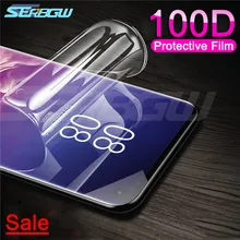100D полное покрытие протектор экрана мягкая пленка на samsung Galaxy S10 S9 S8 Plus S10e S7 Edge A6 A8 защитная Пленка чехол