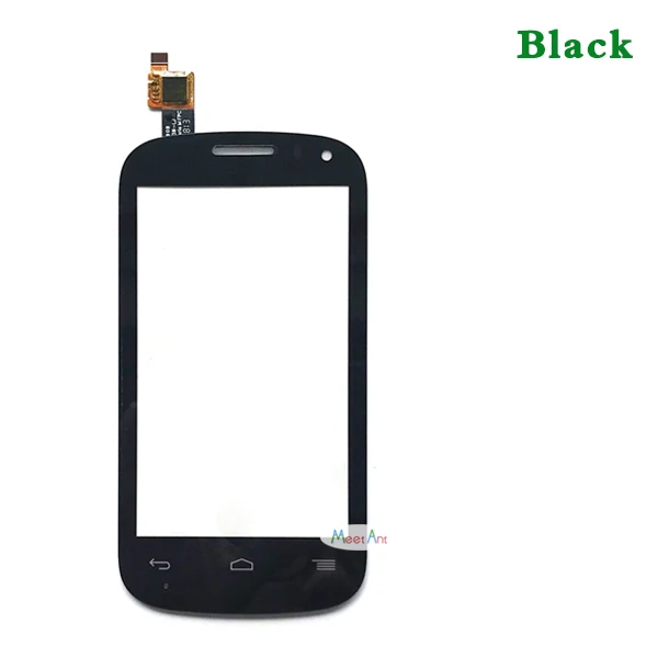 10 шт./лот Высокое качество 4," для Alcatel One Touch Pop C2 OT4032 4032A 4032D сенсорный экран дигитайзер сенсор внешняя стеклянная панель объектива - Цвет: Черный