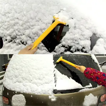 

Portable Snow Shovel Plastic Auto Car Vehicle Ice Scraper Clean Tool Car Vehicle Durable Snow Ice Scraper Snow Brush Shovel Rem