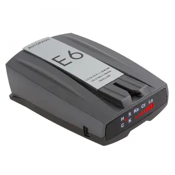 

E6 Auto Car Radar Detector English Russian Version LED Display Voice Warning GPS Navigator for All Car