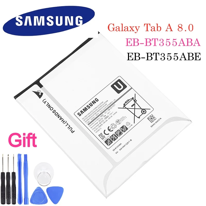 Оригинальная Аккумуляторная батарея Samsung GALAXY Tab A 8 0 T355C|Аккумуляторы для