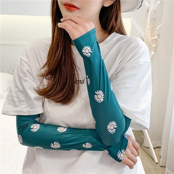 

New Summer Arm Sleeves Fashion Lady UV Sun Protection Sleeve Arm Warmers Slimmer Shapers Wrist Cuffs Women Accessories 2020