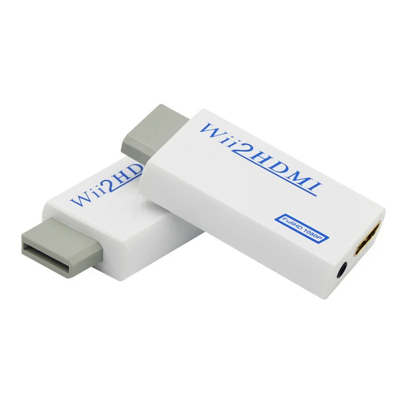 Для wii к HDMI конвертер адаптер FullHD 1080P wii к HDMI для wii 2HDMI конвертер 3,5 мм аудио для ПК HDTV монитор дисплей