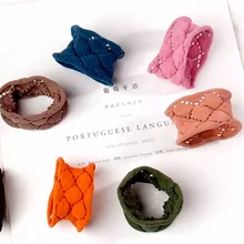 Стиль, Южная Корея, Детские аксессуары для волос, простое выдалбливающее кольцо для полотенец, универсальное ультраэластичное кольцо для девочек, не дамаг