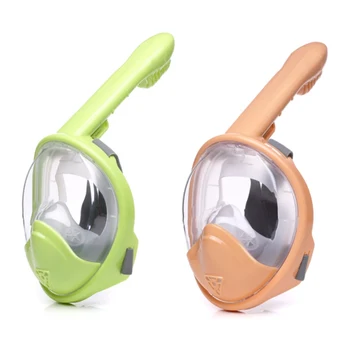 

Wholesale Child Scuba Diving Mask Underwater Anti Fog Snorkeling Mask Full Face Snorkeling For Swimming Spearfishing W1