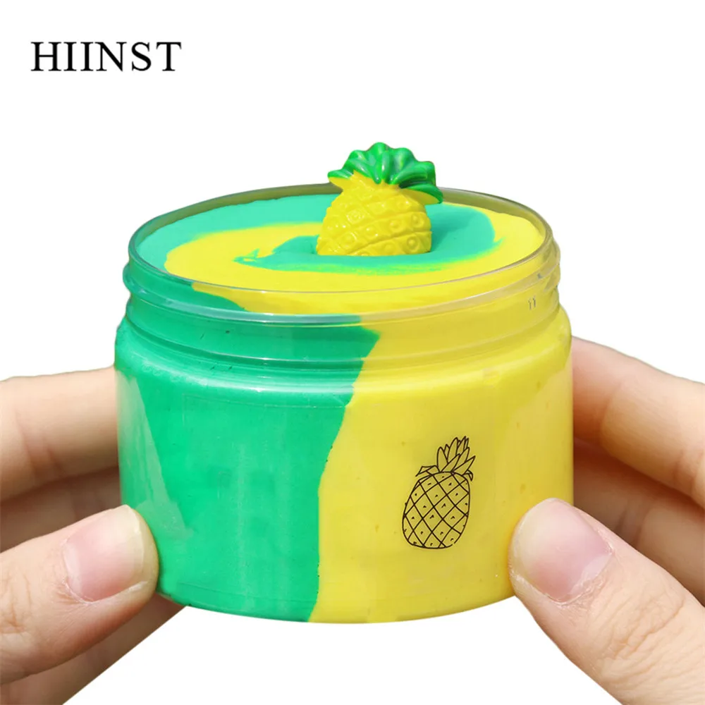 HIINST, рождественские игрушки, сделай сам, слизи, ананас, грязь, фрукты, мягкая игрушка для снятия стресса, подарок для детей, для взрослых, ароматизированный Лизун, снимает стресс, игрушки