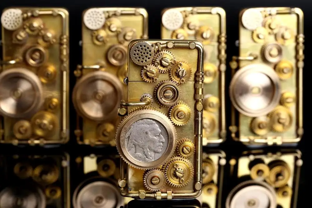 Ультратонкая керосиновая Зажигалка ZWD 7 8 см латунь 100 г|brass lighter|brand lighterlighter brand |