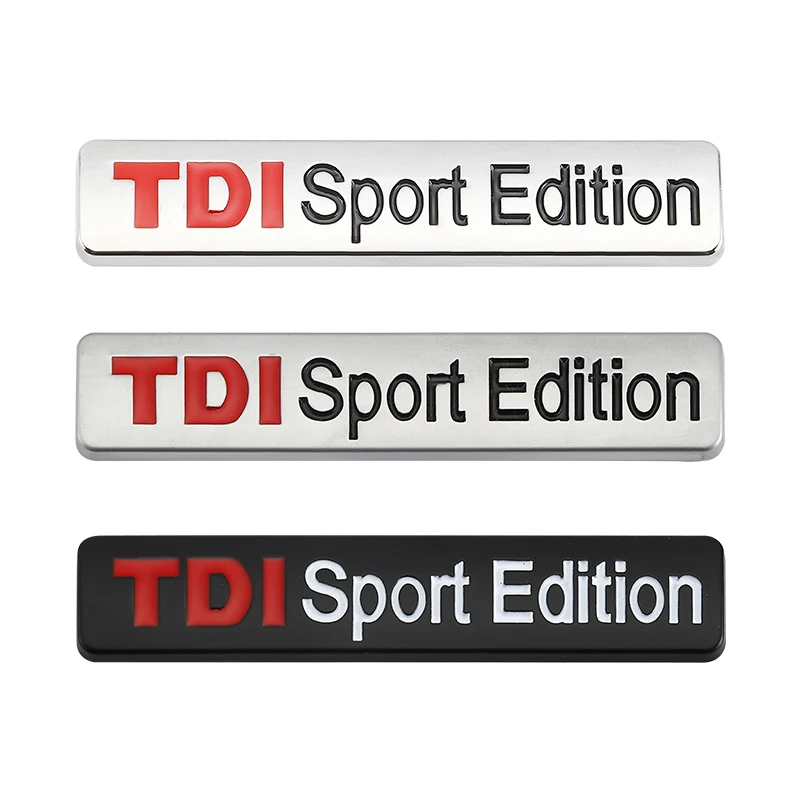 Автомобильная наклейка TDI Sport Edition эмблема значок для VW Volkswagen Polo Golf MK4 MK5 MK6 CC TT T4 T5 B5